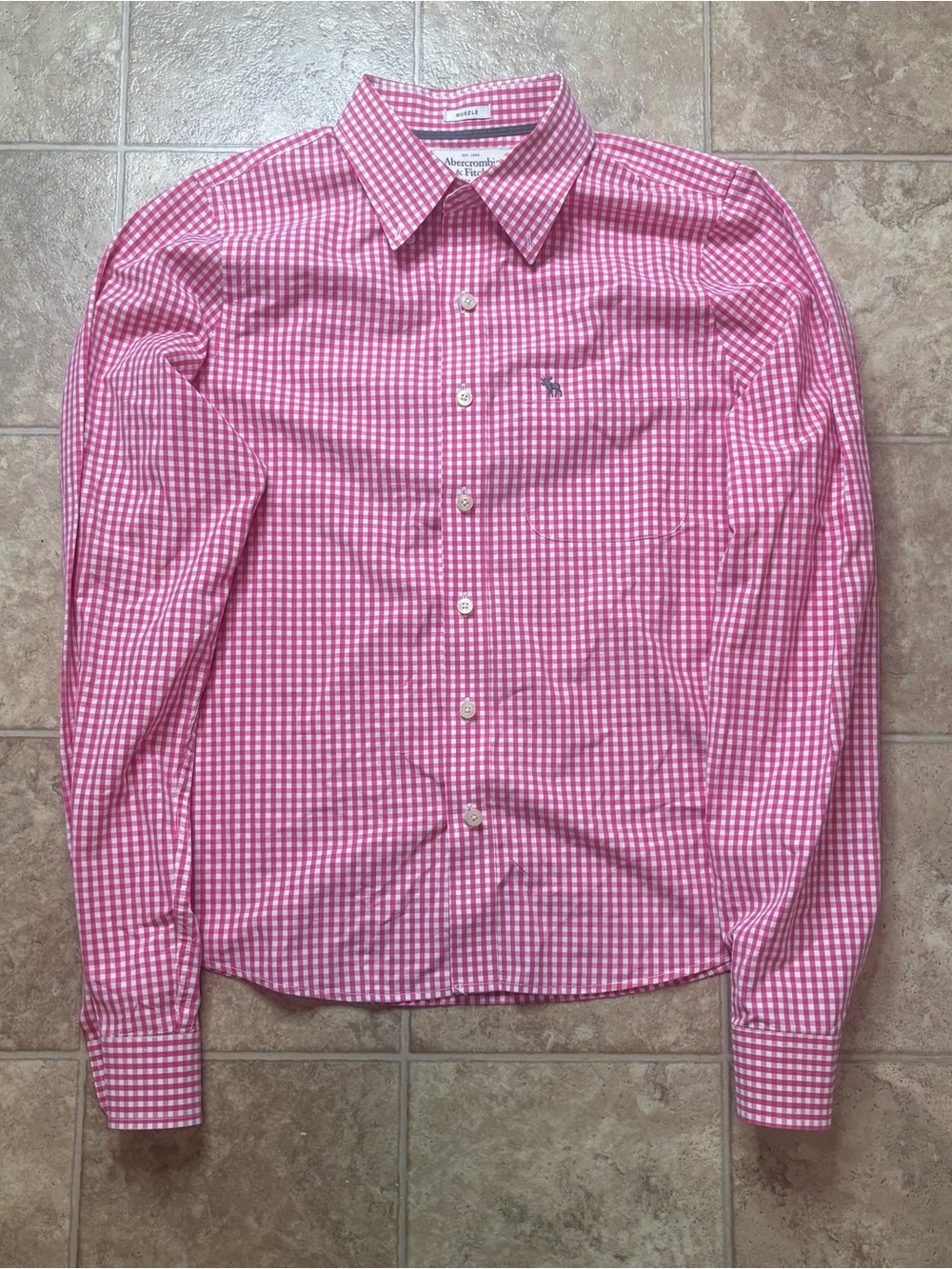 Abercrombie & Fitch Pink Moose Men’s XL